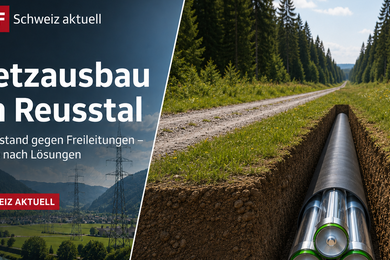 SRF berichtet über Netzausbau und alternative Stromübertragung