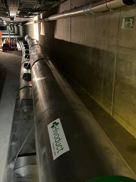 Druckluftkabelinstallation triangular