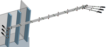 Wanddurchführung 145 kV